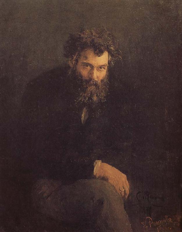 Ilia Efimovich Repin Shishkin portrait Germany oil painting art